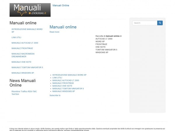 Manuali online