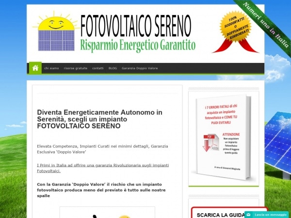 Fotovoltaico Sereno